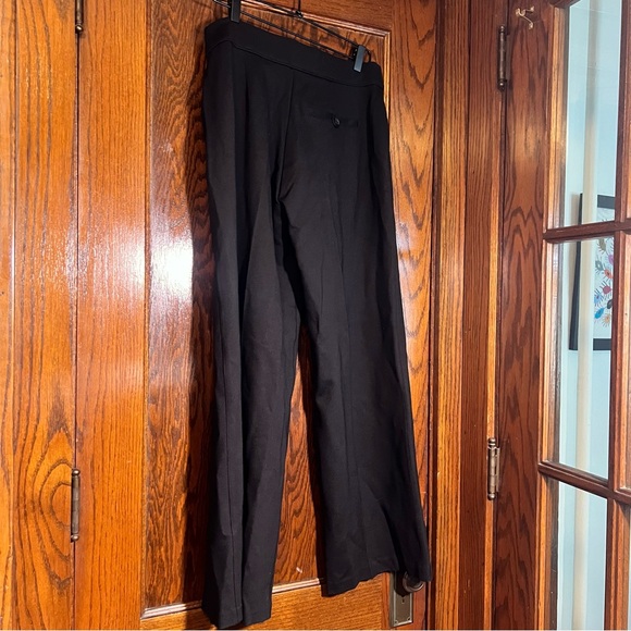 NWT Spanx The Perfect Pant, Wide Leg Black Large Petite - Picture 2 of 5